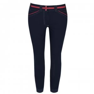 image of Ariat Team Heritage Elite Grip Knee Patch Breeches - Navy