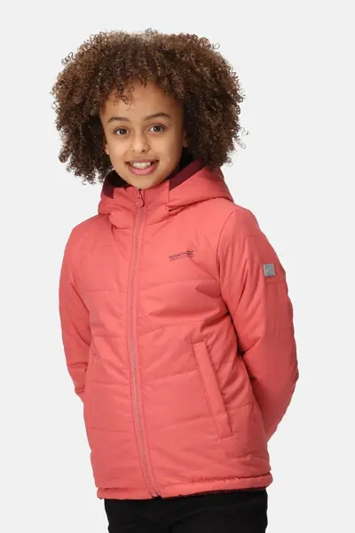 Image of Regatta Girls Kyrell Reversible Borg Jacket 9-10 Years - Chest 69-73cm (Height 135-140cm)