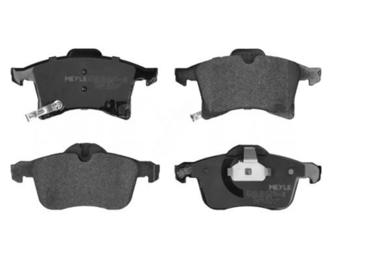 Image of MEYLE 025 283 3219/W Brake pad set Front Axle, with acoustic wear warning, Original Quality, with anti-squeak plate Brake Pad Set,disc brake (402)