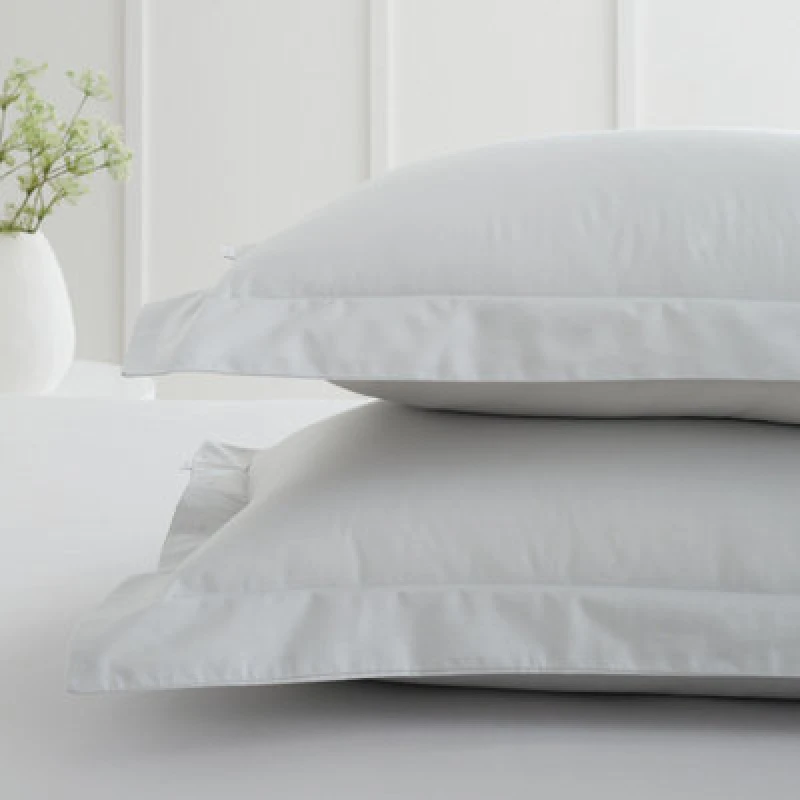 Image of Bianca '400 Thread Count Cotton Sateen' Oxford Pillowcase Pair Grey