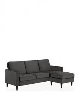 image of Cosmoliving Cosmo Living Strummer Velvet Reversible Sectional Sofa