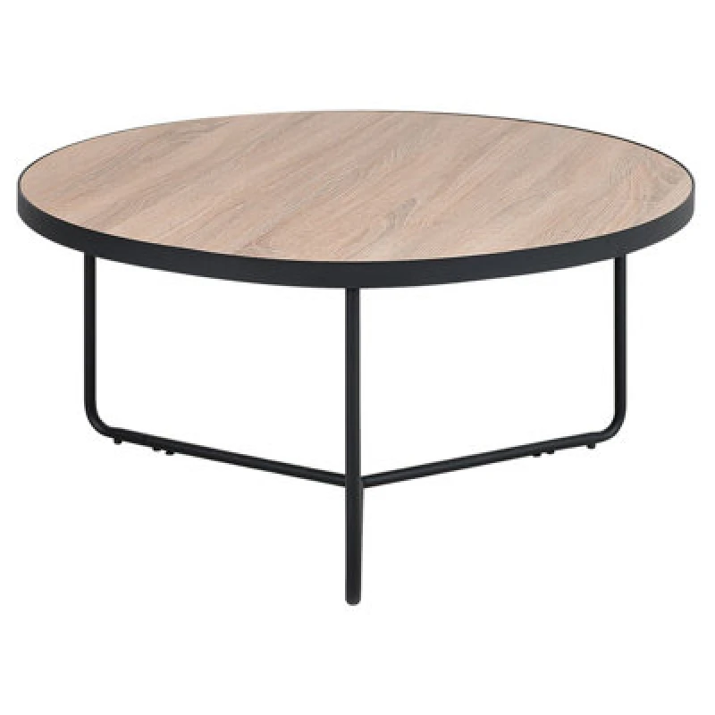 Image of Beliani Coffee Table Melody Light Brown