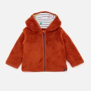 Image of Joules Babies' Cuddle Tiger Hood Fleece Jacket - 12-18 months