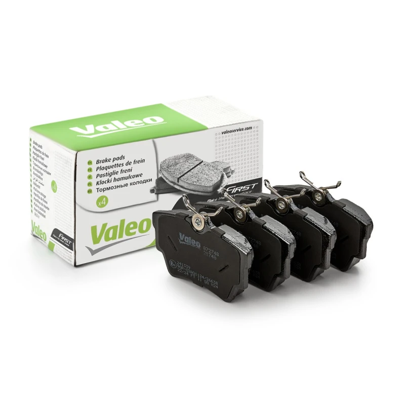 Image of VALEO 872748 Brake pad set OPTIPACK for LCV Rear Axle, without integrated wear sensor, for difficult operating conditions Brake Pad Set,disc brake (4