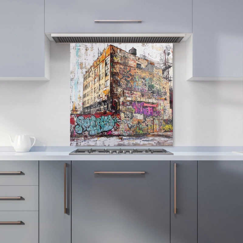 Image of Designer Kitchen Splashbacks Jasper Reed: 00024 Kitchen Splashback Size: 600mm x 750mm Multicolor Unisex 600mm x 750mm