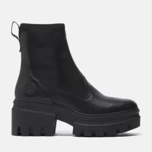 Timberland Everleigh Chelsea Boot For Her In Black Black, Size 5