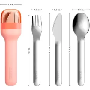 image of Zoku Pocket Utensil Set Peach