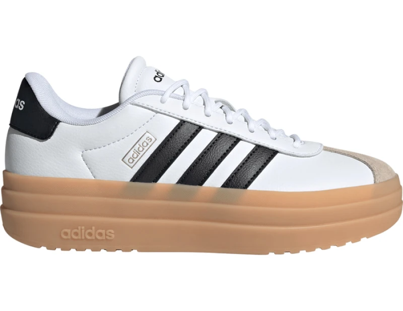 Image of adidas vl court bold trainers in white & Black White & Black UK 8 (EU 42)