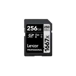 Image of Lexar Professional 1667X 256GB SDXC Memory Card