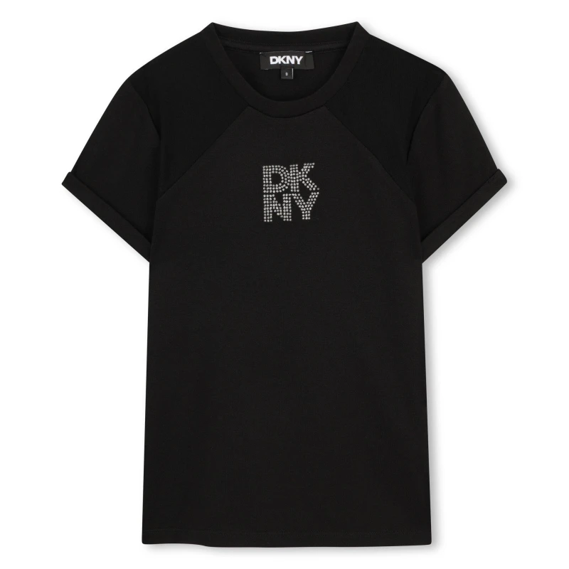 Image of DKNY T Shirt Jn63 Black female 6Y