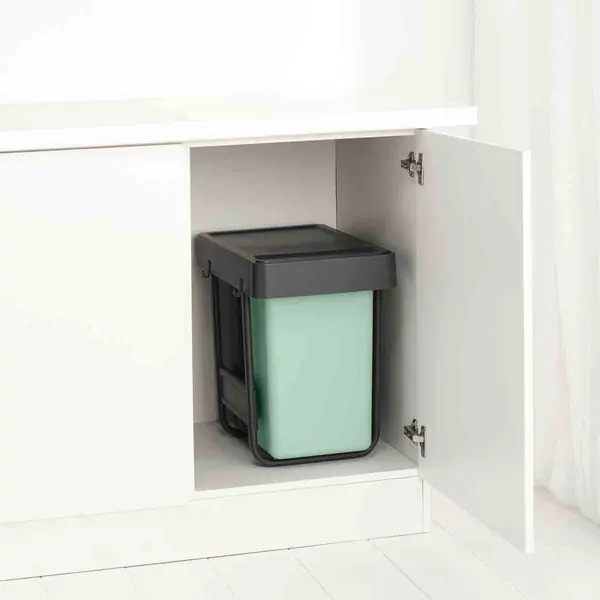 Image of Brabantia Sort&go Built-in Bin, 2X15L - Dark Grey 232503