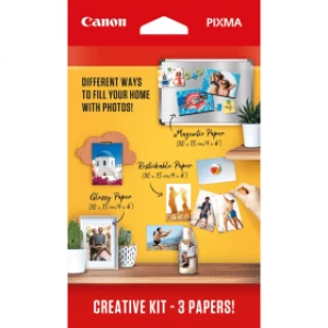 image of Canon Creative Kit - 3 Papers (Includes MG-101, RP-101 & PP-201)