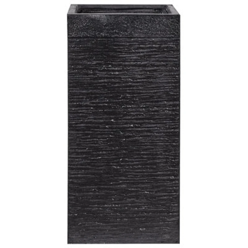 Image of Beliani Traditional Plant Pot Dion 33cm Black