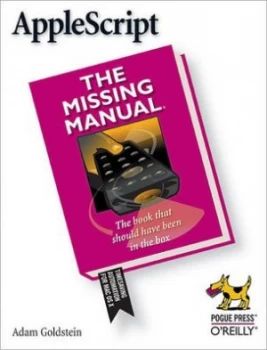 Image of Applescript by Adam Goldstein Paperback