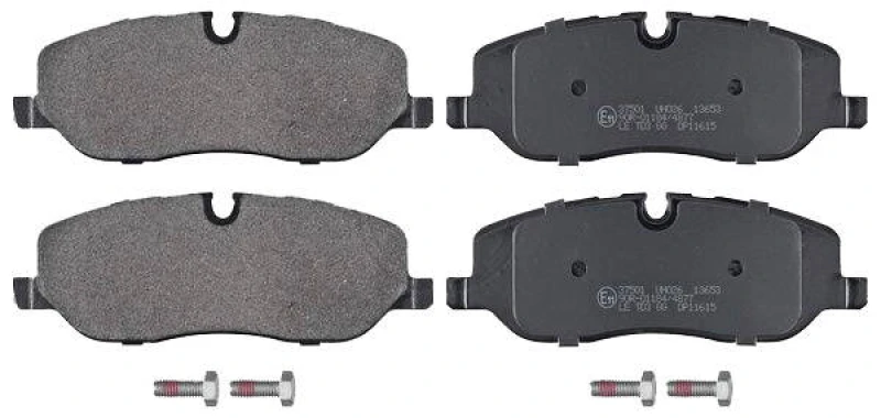 Image of A.B.S. 37501 Brake pad set prepared for wear warning indicator Brake Pad Set,disc brake (402)