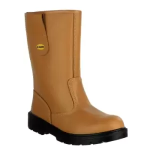 image of Centek FS334 Safety Rigger Boot / Unisex Boots (4 UK) (Tan)