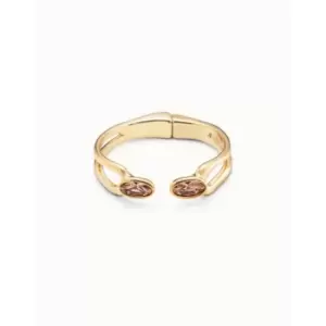 Image of Kingdom Pink Metal Faceted Crystal Bracelet