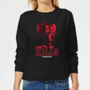 Image of Chucky Love Kills Womens Sweatshirt - Black - 5XL
