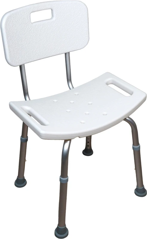 Image of Aidapt Shower Stool With Back White