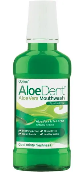 image of Aloe Dent Fluoride Free Aloe Vera Mouthwash 250ml