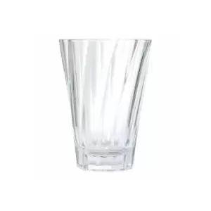 Twisted latte glass Loveramics Urban Glass (Clear), 360 ml