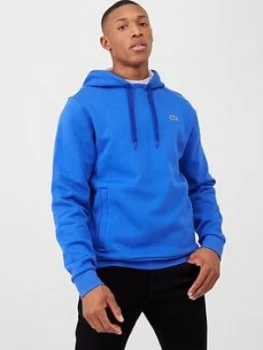 image of Lacoste Sports Sports Classic Overhead Hoodie - Blue, Size 6=Xl, Men