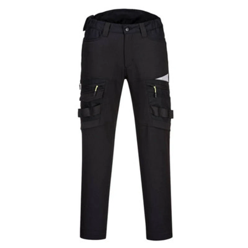 Image of Portwest DX4 Service Work Trousers DX443BKR28 Colour: Black