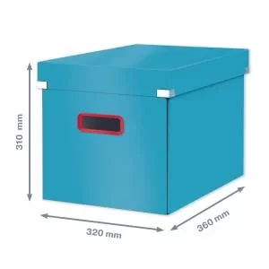 image of Storage Box C&S Cosy Cube L Calm Blue