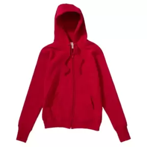 Image of SG Mens Full Zip Urban Hooded Sweatshirt / Hoodie (2XL) (Red)