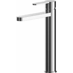 Arvan Tall Mono Basin Mixer Tap - Chrome - Nuie