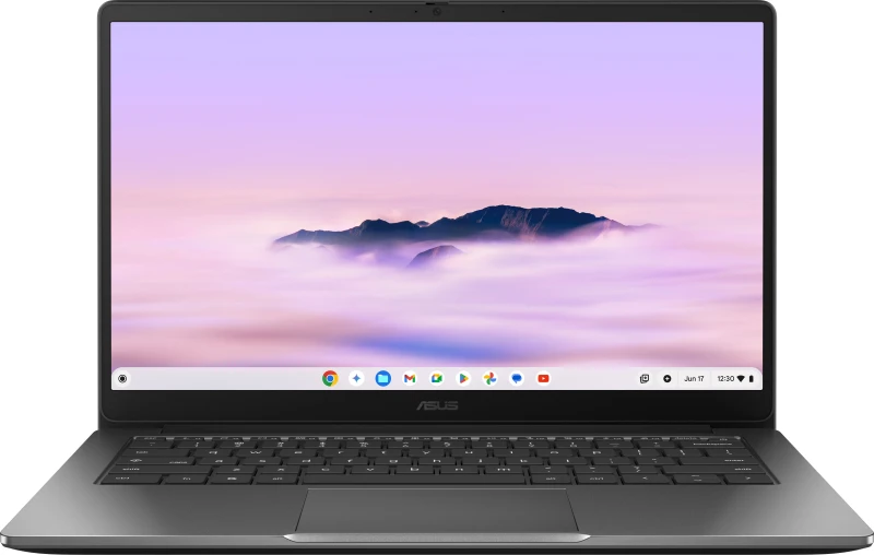 Image of ASUS 14" CX14 Intel Core 3, 8GB RAM, 128GB, eMMC, Full HD, Chromebook - Grey