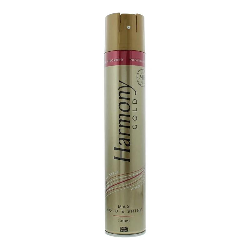 Image of Harmony Gold Max Hold Shine Argan Oil Hairspray 400ml