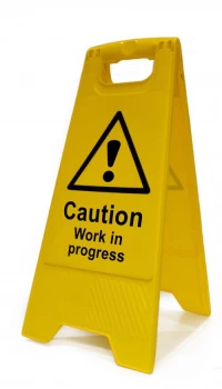 Image of Spectrum Industrial Heavy Duty A Board Caution Work In Progress 4715