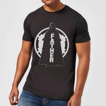 Image of Star Wars Darth Vader Father Imperial Mens T-Shirt - Black - 3XL - Black