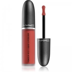 Image of MAC Cosmetics Powder Kiss Liquid Lipcolour Liquid Matte Lipstick Shade Devoted to Chili 5ml