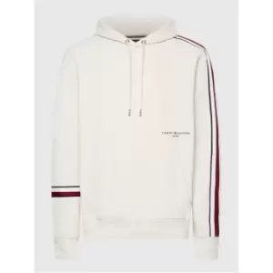 image of Tommy Hilfiger New Global Stripe Hoody - Cream