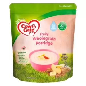 image of Cow & Gate Fruity Porridge Baby Cereal 4-6+ Months