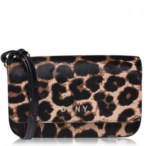 Image of DKNY Kim Flip Crossbody Bag - BLK GLD BGD