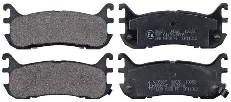 Image of A.B.S. 36927 Brake pad set with acoustic wear warning Brake Pad Set,disc brake (402)