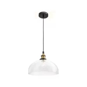 image of Philips My Living (Manor) E27 Pendant Ceiling Light Glass - 915005219201