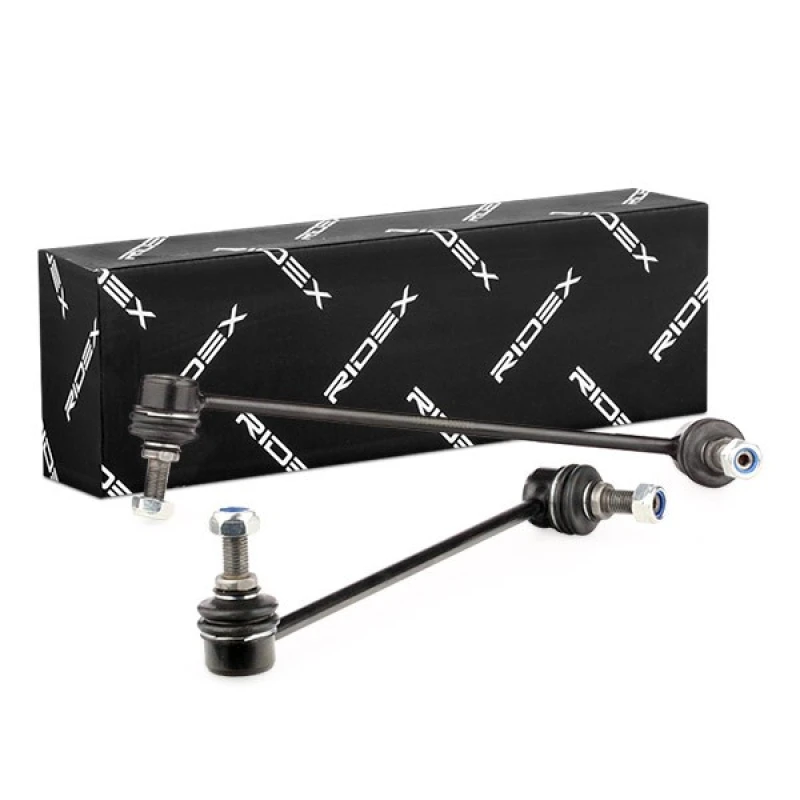Image of RIDEX 1097S0008 Repair Kit, stabilizer suspension Front axle both sides, with coupling rod Steel Repair Kit,stabilizer suspension (1097)