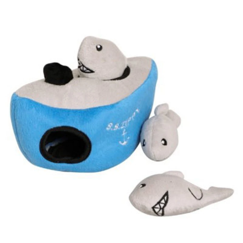 Image of Pet Brands Hide-And-Seek Shark Toy