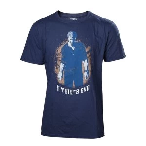 Image of Uncharted 4 A Thief's End Mens Boxcover Small T-Shirt