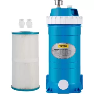 Image of Pool Cartridge Filter, 150Sq. Ft Filter Area Inground Pool Filter,Above Ground Swimming Pool Cartridge Filter System w/Polyester