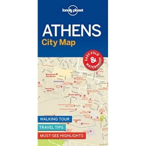 Image of Lonely Planet Athens City Map Sheet map, folded 2018