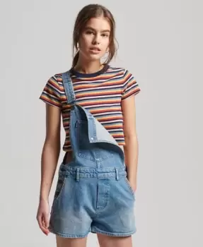 Superdry Vintage Dungaree Shorts