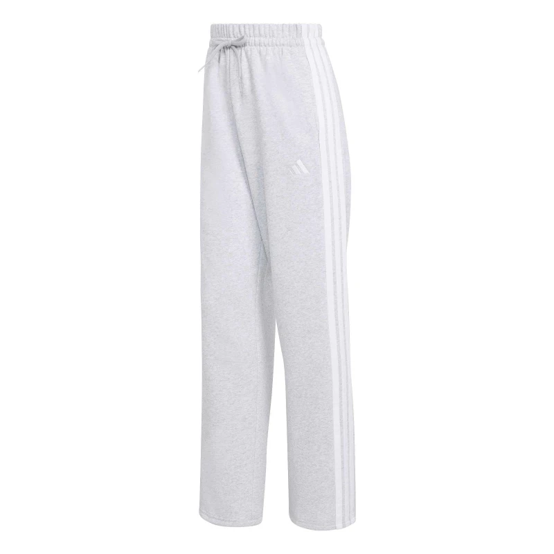 Image of adidas Essentials Wide Leg Fleece Pant Womens Grey female S (8-10)