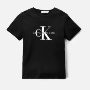Image of Calvin Klein Kids Monogram Logo T-Shirt - CK Black - 4-5 years