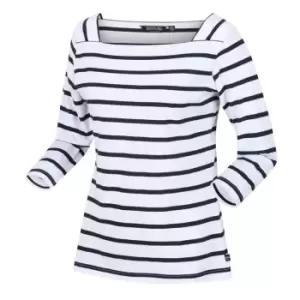 Image of Regatta Polexia T-Shirt - White/NvyStr