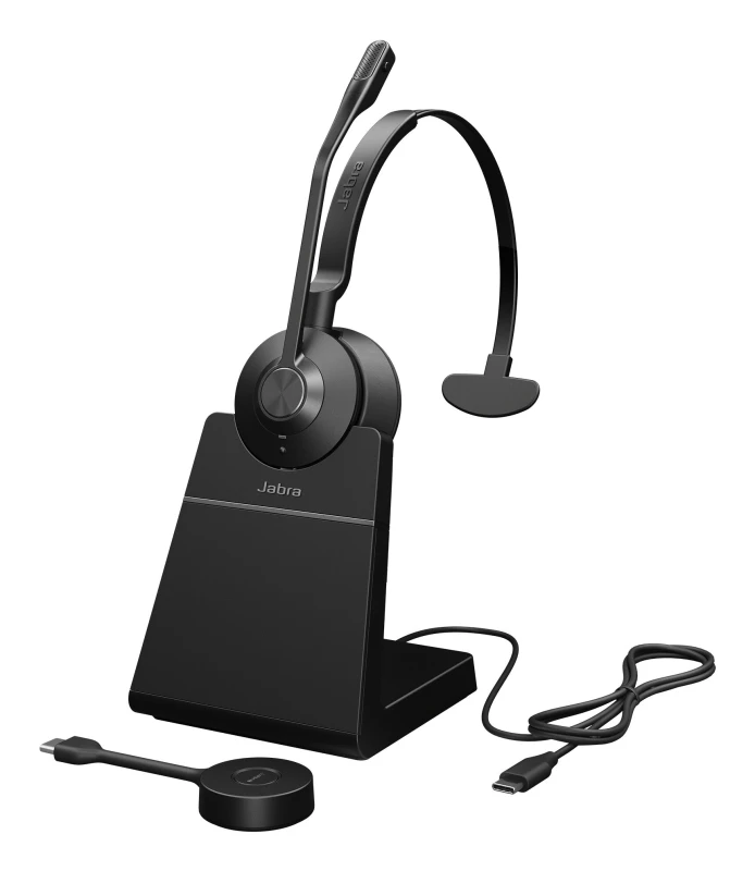 Image of Jabra Engage 55 SE UC Mono USB-C Headset with Charging Stand 35111J GJQ35111J